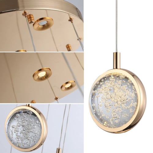 نجف مودرن كريستال مفرد 3 اضاءات