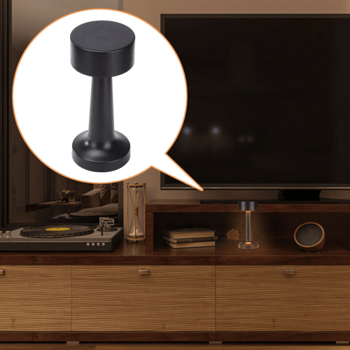 ابجورة شحن لاسلكي باللون الأسود