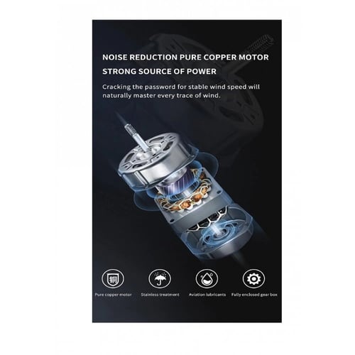 مروحة عمودية طول 1.25 متر قابله للتعديل