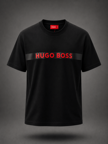 تيشيرت HUGO BOSS بشعار أحمر
