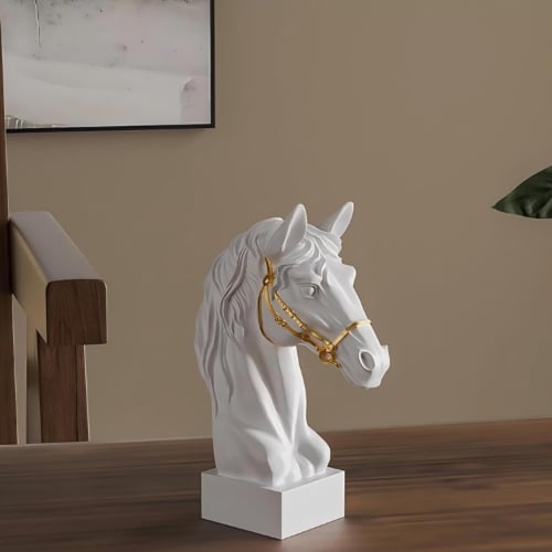 وشم منحوتة رائعة على شكل حصان من الأبراج الصينية