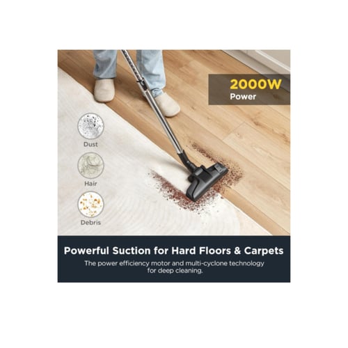 مكنسة كهربائية 23 كيلو باسكال، ترشيح إعصاري، 2.2 ل...