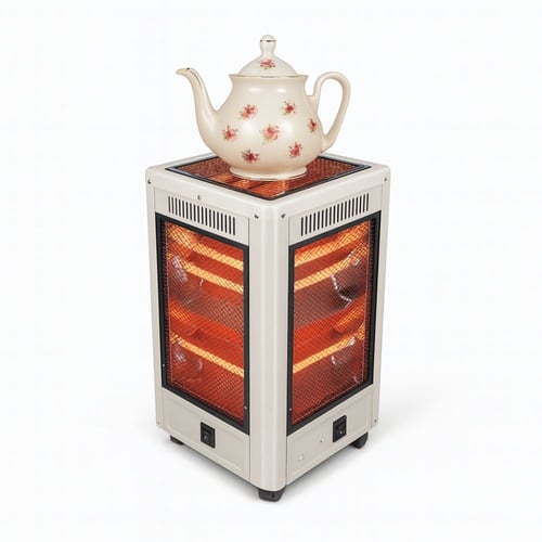 مدفأة كهربائية، مدفأة كهربائية بخمسة أوضاع مزودة ب...