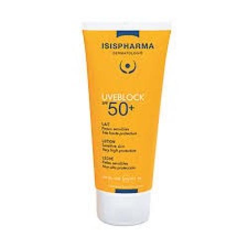 لوشن ISIS UVEBLOCK SPF 50 + للبشرة الحساسة 100 مل