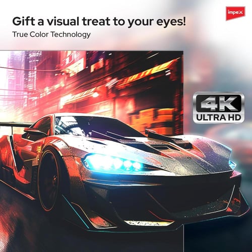 شاشة امبكس جلوريا 55 بوصة سمارت فوركية اندرويد 13