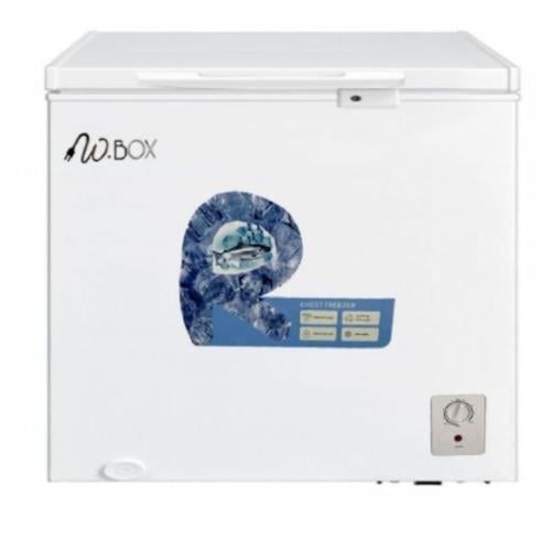فريزر دبليو بوكس 3.4 قدم ارضي 95 لتر لون ابيض