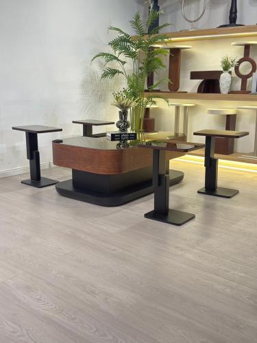 طقم طاولات ليون سنديان 5قطع