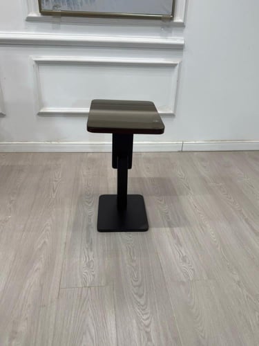 طاولة خدمة سطح مرايا قاعده خشب لون اسود