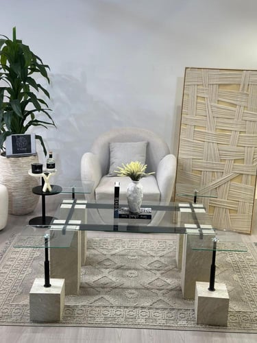 طقم طاولات تقديم 5قطع