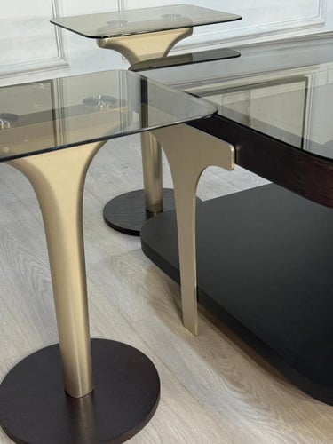 طقم طاولات ابيات 7قطع 3 الوان