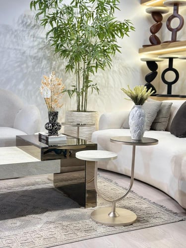 طقم طاولات نيو خزامة 5 قطع لون مكس