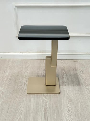 طاولة خدمة سطح مرايا قاعده خشب لون مكس