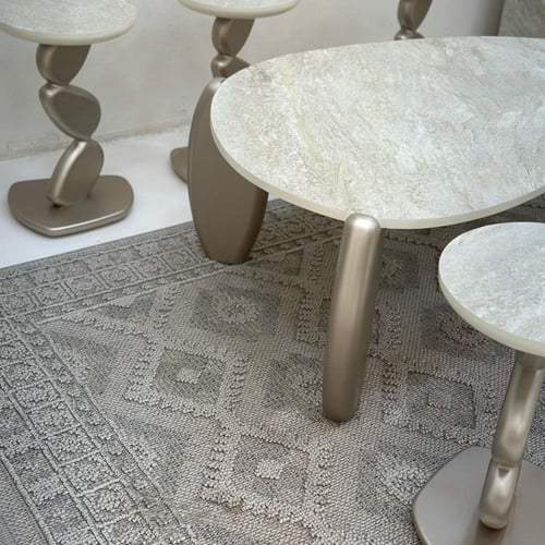 طقم طاولات ستون 7 قطع مكس