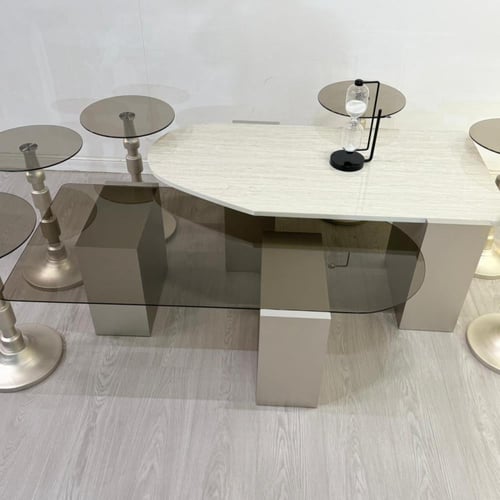 طقم طاولات سما 8قطع لون مكس