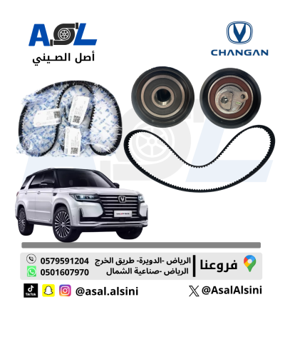Timing belt set + tensioner + pulley C95 original...