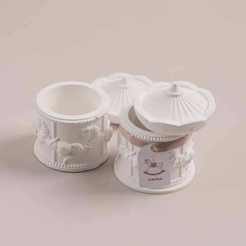 6 حبات - علبة منظم منزلي شكل خيول