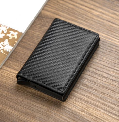 محفظة ذكية لون أسود