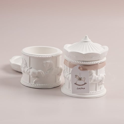 6 حبات - علبة منظم منزلي شكل خيول