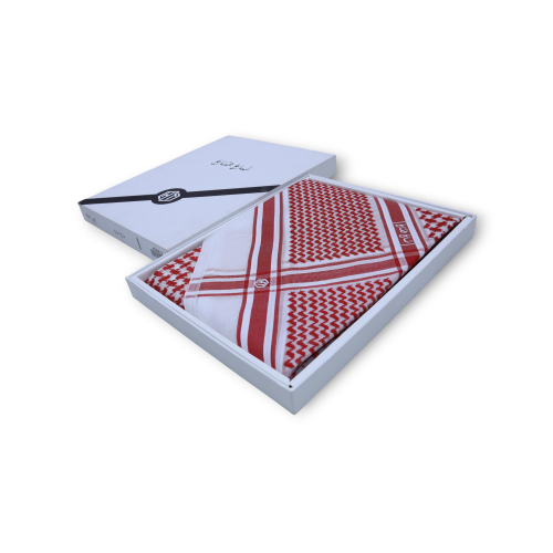 شماغ هشتاغ فاتح احمر