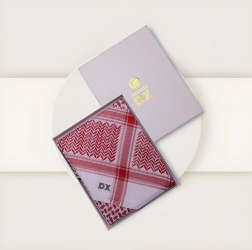 شماغ دي اكس احمر كلاسك