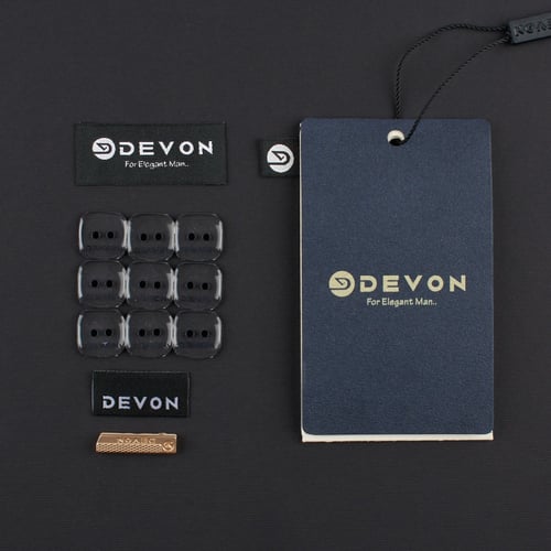 قماش ديفون شتوي سادة رصاصي غامق