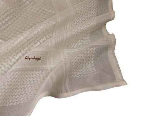 شماغ اليشمك برايفت كريمي Y41 2025 ملكي