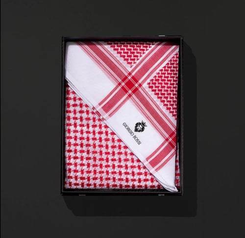شماغ جورجيو روسي GIORGIOROSSI احمر جديد