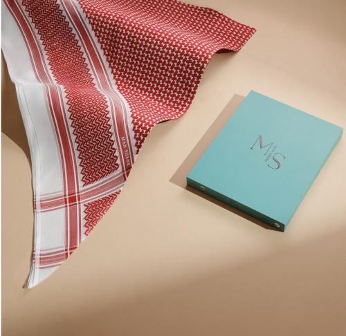 شماغ MAN SHENE احمر رجالي