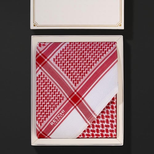 شماغ ريتشي احمر انجليزي رجالي