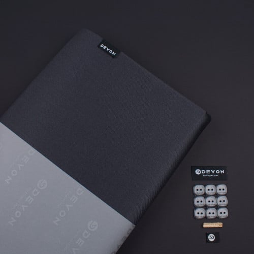 قماش ديفون شتوي سادة فيراني اشهب