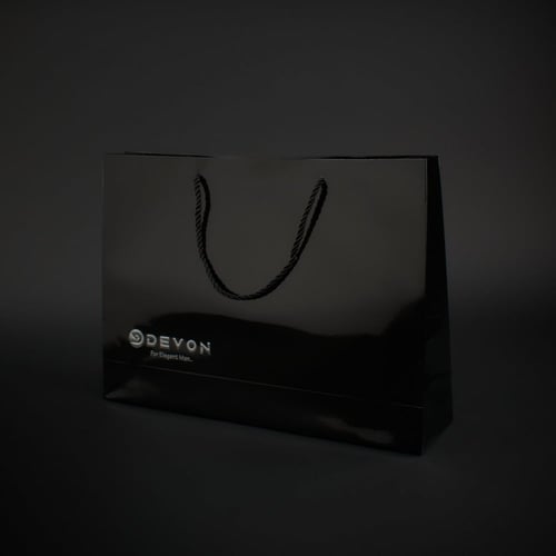 قماش ديفون شتوي مقلم ترابي غامق