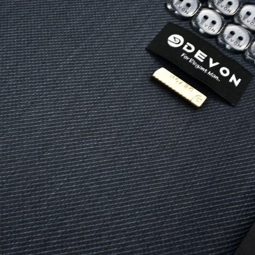 قماش ديفون شتوي منقط رصاصي