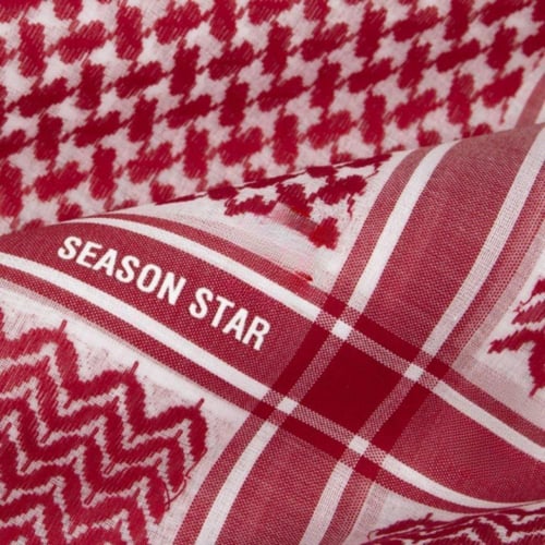 شماغ شاينستار احمر غامق