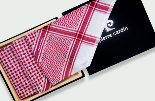 شماغ بييركاردان احمر ملكي 2025 PCL-K-Rسك جديد 2026