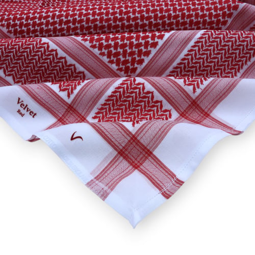 شماغ فلفيت ريد مودرن اصلي 25
