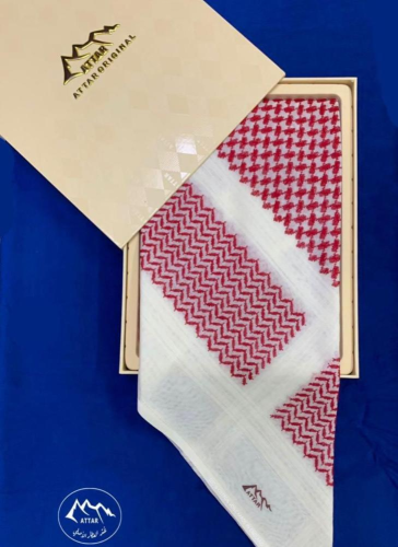 شماغ العطار انجليزي بيج جديد