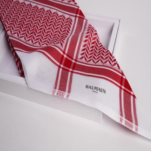 شماغ بالمان BALMAIN احمر -2025BF-R جديد