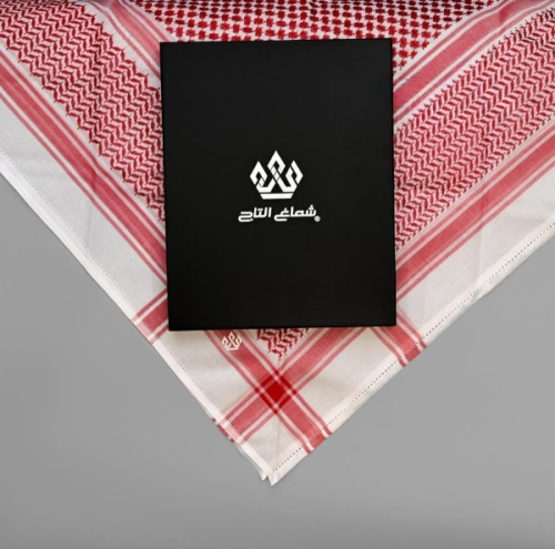 شماغ التاج كلاسيك احمر رسمي 2025