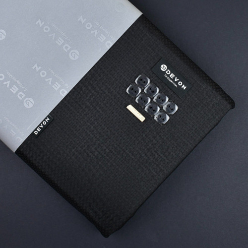 قماش ديفون شتوي جلد الثعبان اسود