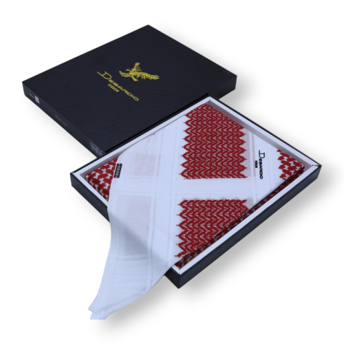 شماغ دي بارديو أحمر كلاسيكي جديد