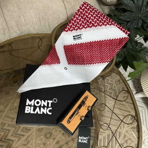 بكج مونت بلانك شماغ مع قلم وكبك