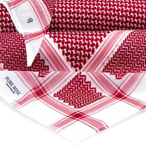 شماغ بيور روز PURE ROSE احمر كلاسك