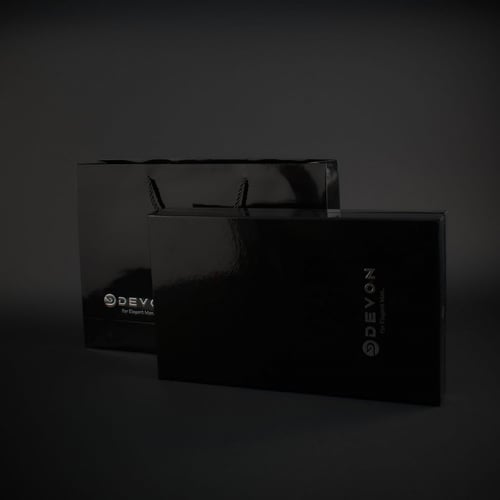 قماش ديفون شتوي سادة بني