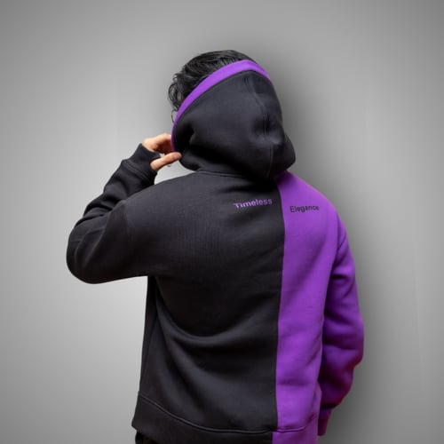 Purple & Black Hoodie