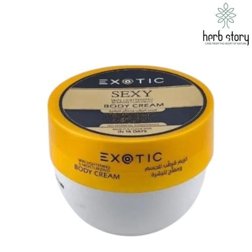كريم ترطيب وتبييض الجسم مثير من اكزوتيك - 250 مل