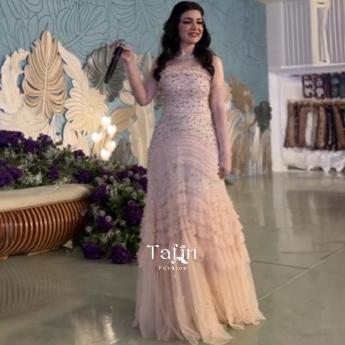 فستان بينك سهرة