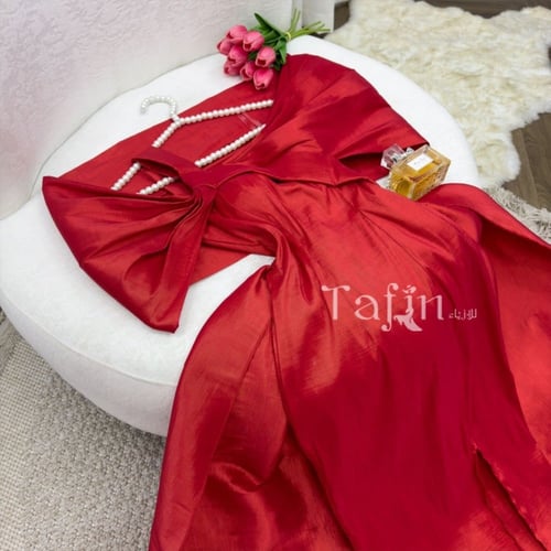 فستان سهره احمر شانتون