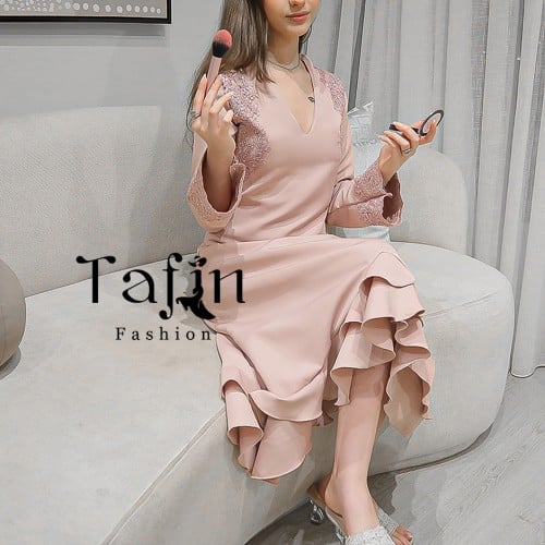 فستان تولاي ميدي