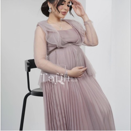 فستان الحوامل اورجنزا تكسير فخم