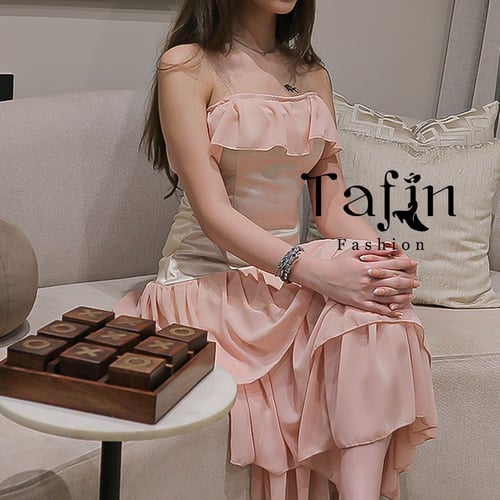 فستان السن المحير تفتة استرتش